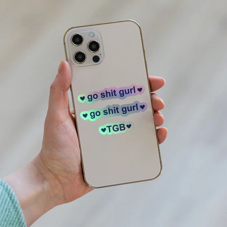 go shit gurl stickies product image (6)