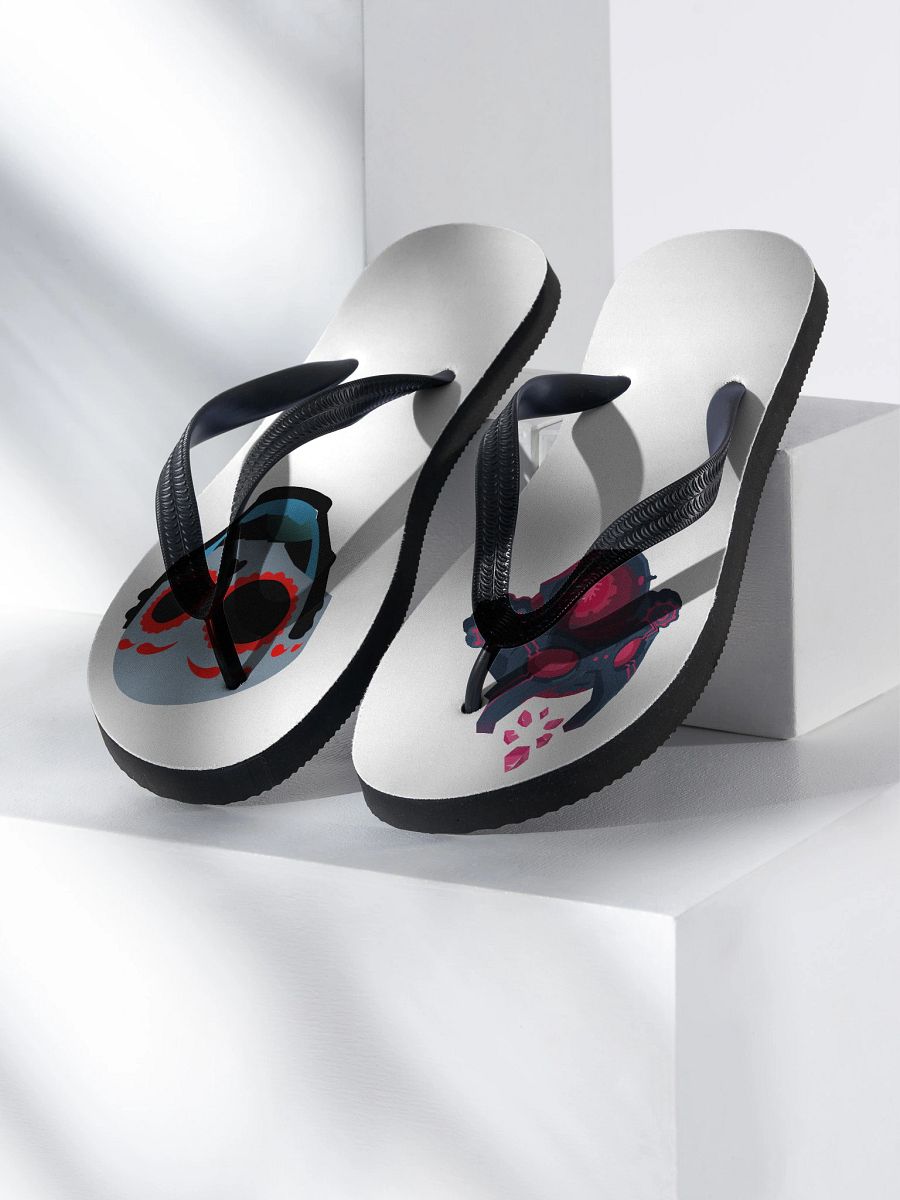 Party vs Destruction Flip Flops product image (1)