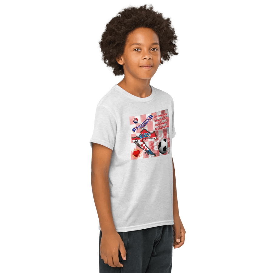 Srce Vatreno - (Photoshop by Dina R.) - Gildan Youth Sports Tee product image (10)