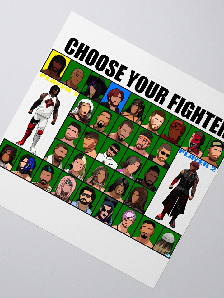 PEPW Choose Your Fighter Judah x Connor Sticker product image (2)