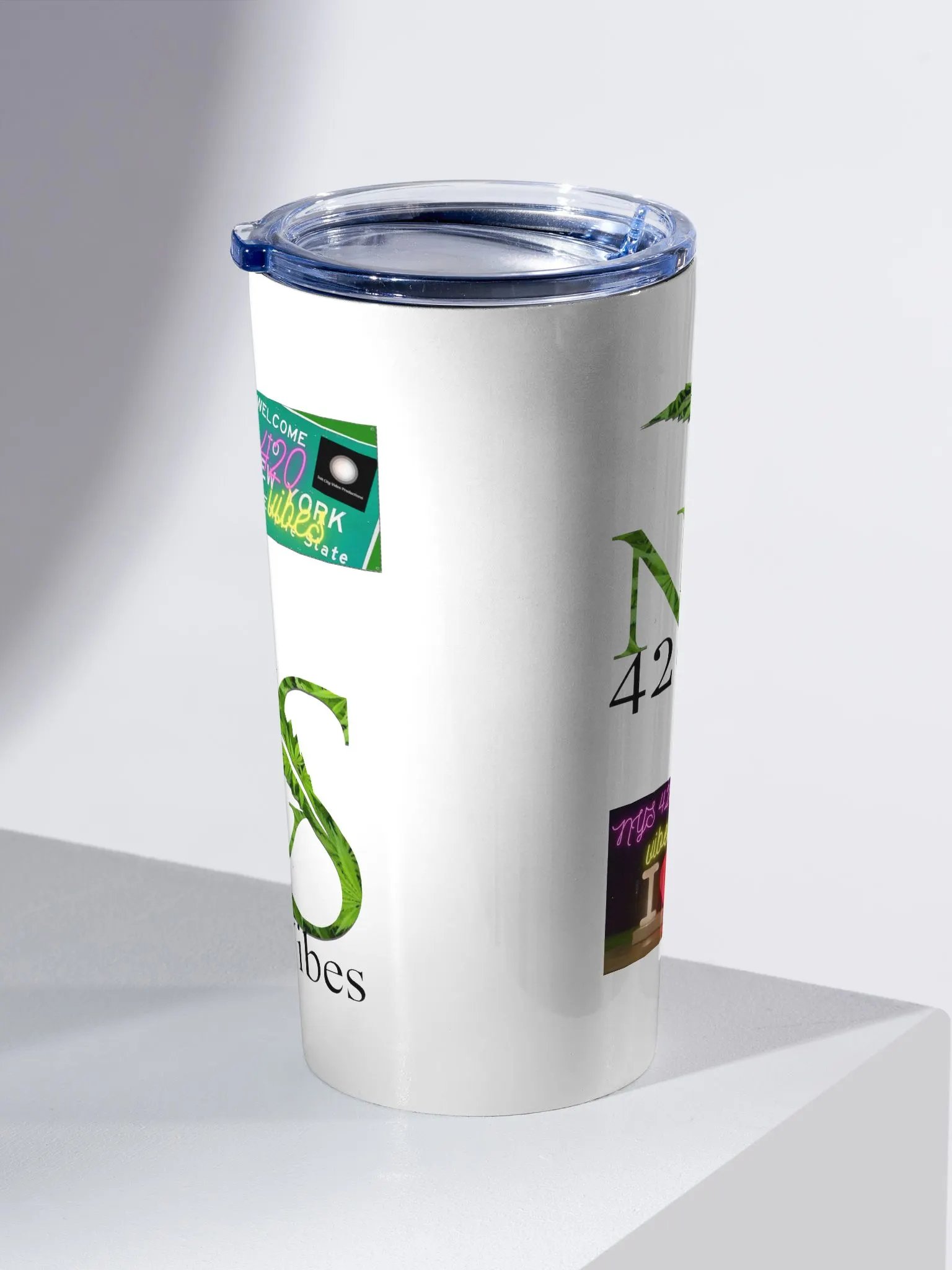 NYS 420 Vibes Stainless Steel Tumbler product image (2)