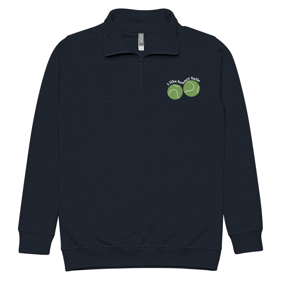 Fun Tennis Balls Embroidery Half Zip product image (19)