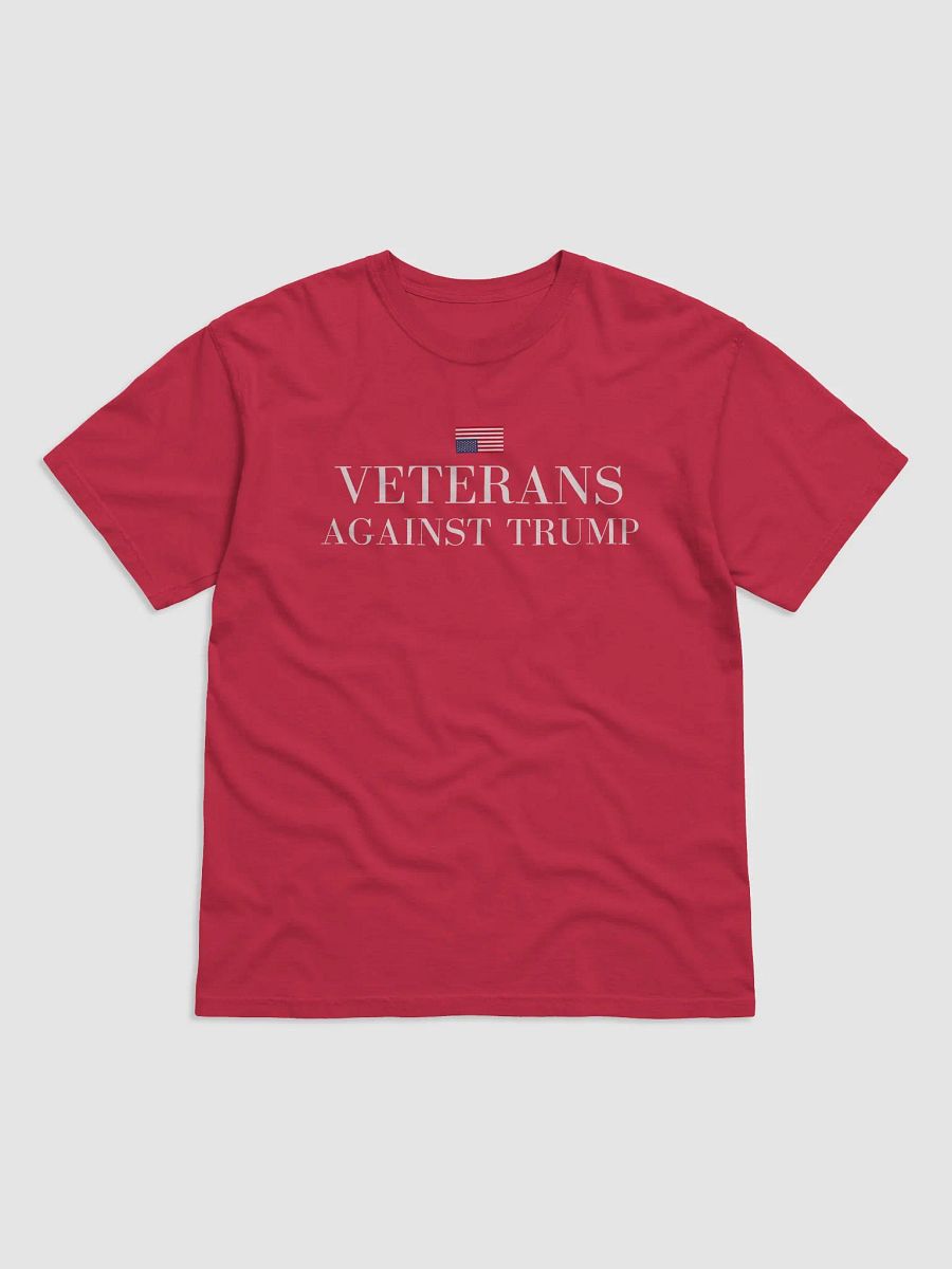 Veterans Against Trump Tee. (Distress Flag) product image (12)