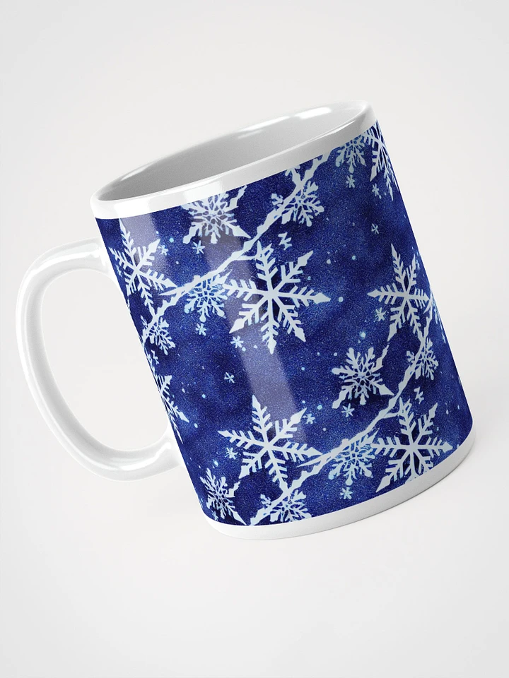 Indigo Blue Snowflake Mug product image (1)