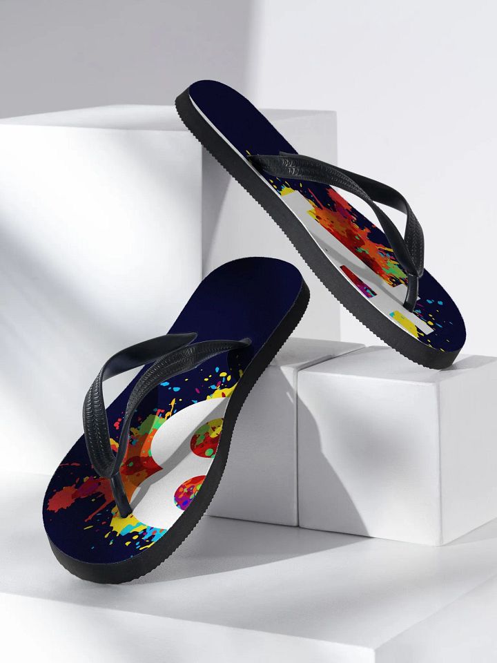 Splatter Bitcoin Flip-Flops product image (1)