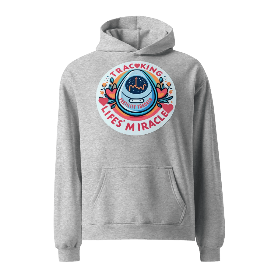 Miracle Tracker Floral Fertility Hoodie product image (3)