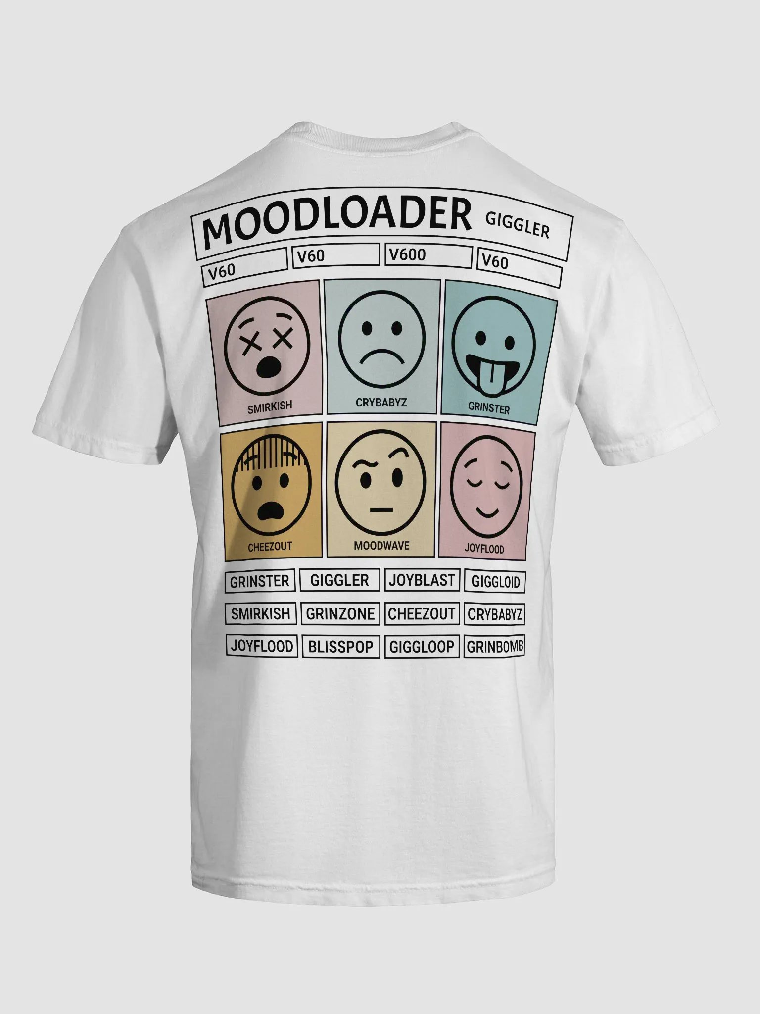 Emotion Expressions Illustrated T-Shirt product image (6)