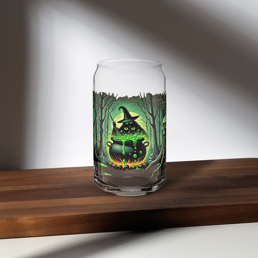 Cauldron Monster Halloween Brew Glass (Distressed Look) product image (5)