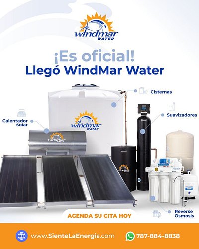 💧 El agua que llega a tu casa no siempre es la mejor… y en PR no es raro que se vaya por horas o días.

Con Windmar Water tie...