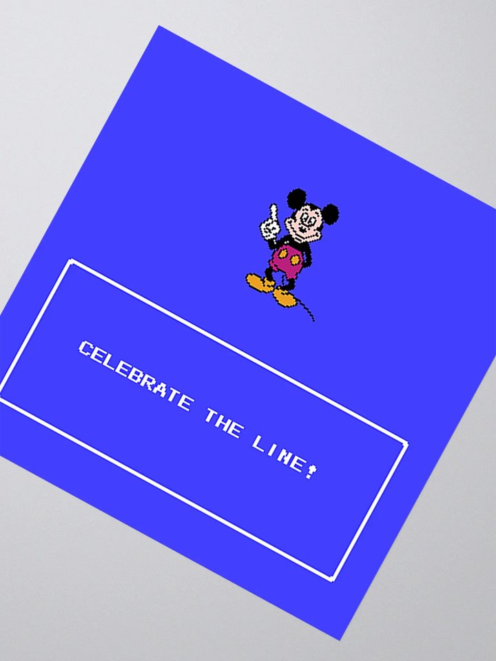 Celebrate the Line Sticker product image (2)