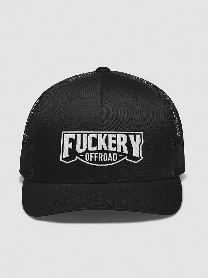 Fuckery Truckers hat - Whte Logo product image (1)