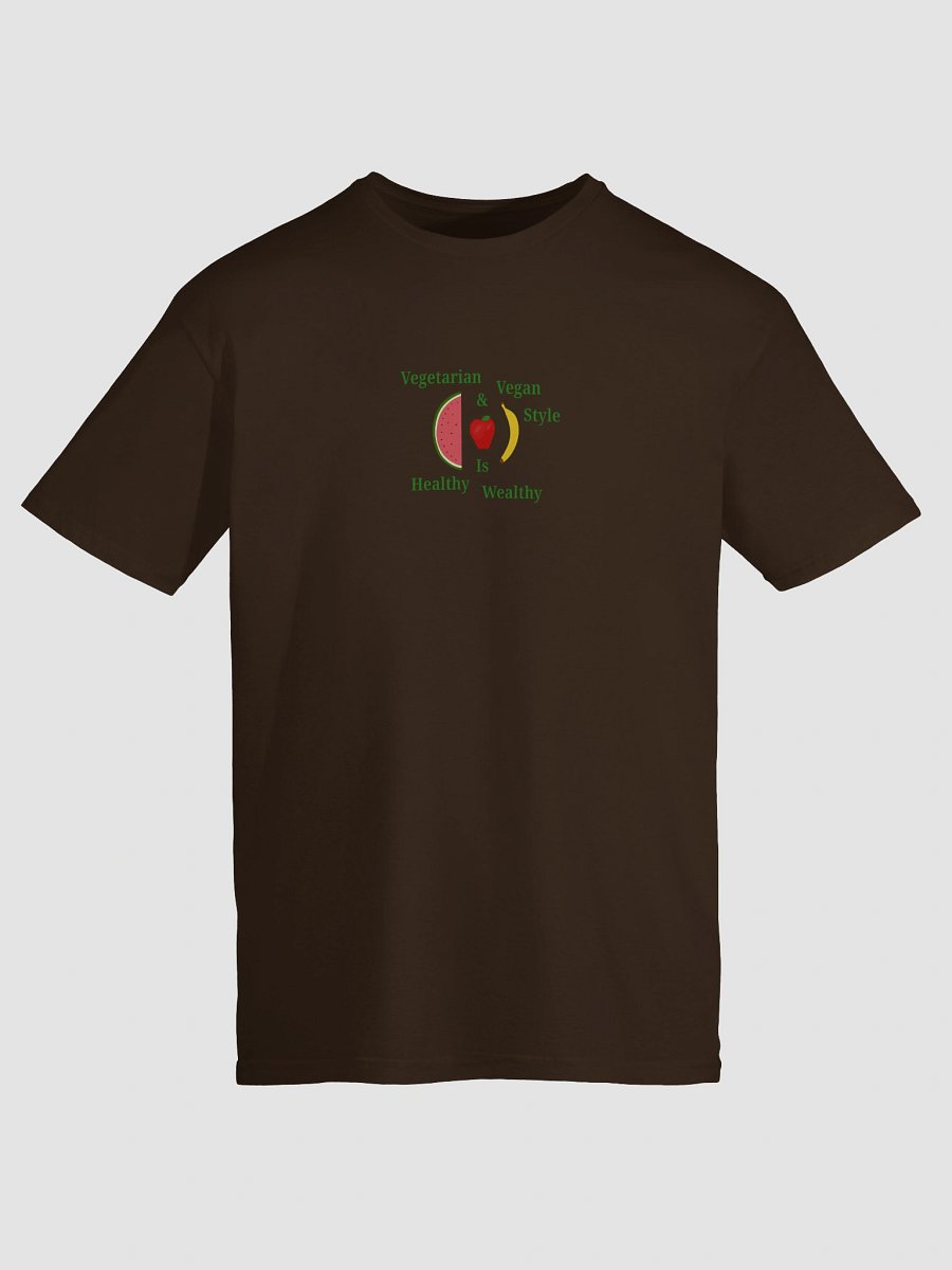 Healthy Wealthy Vegetarian & Vegan Tee product image (9)