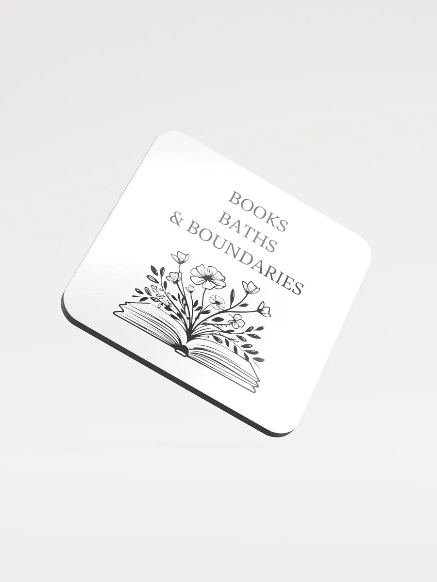 Books Baths and Boundaries Coaster product image (1)