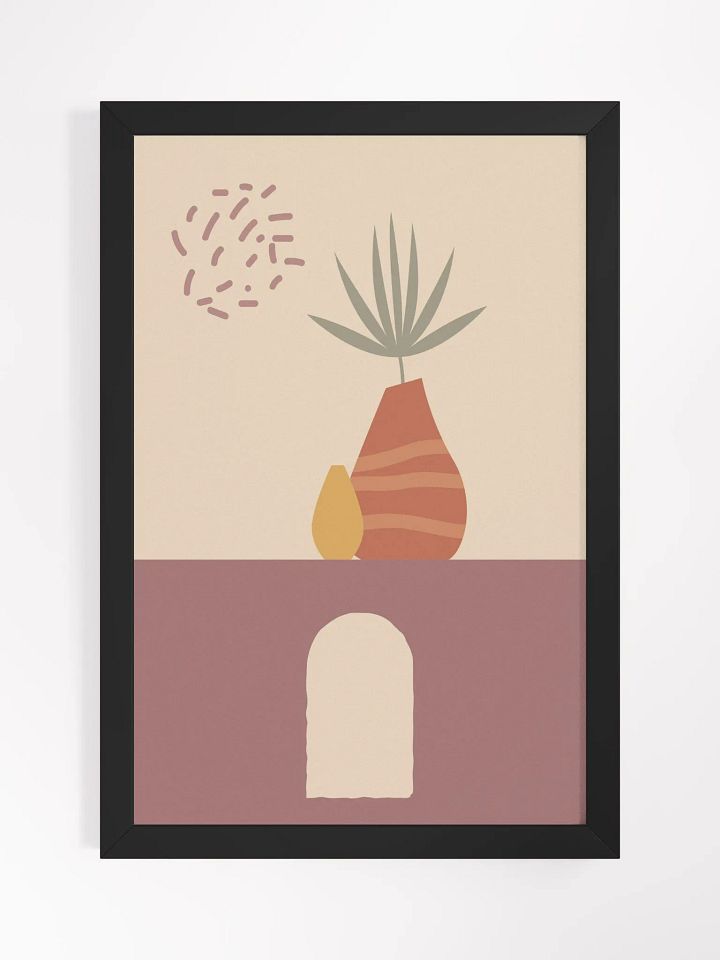 Ethereal Vase Dream - Framed Matte Poster product image (1)