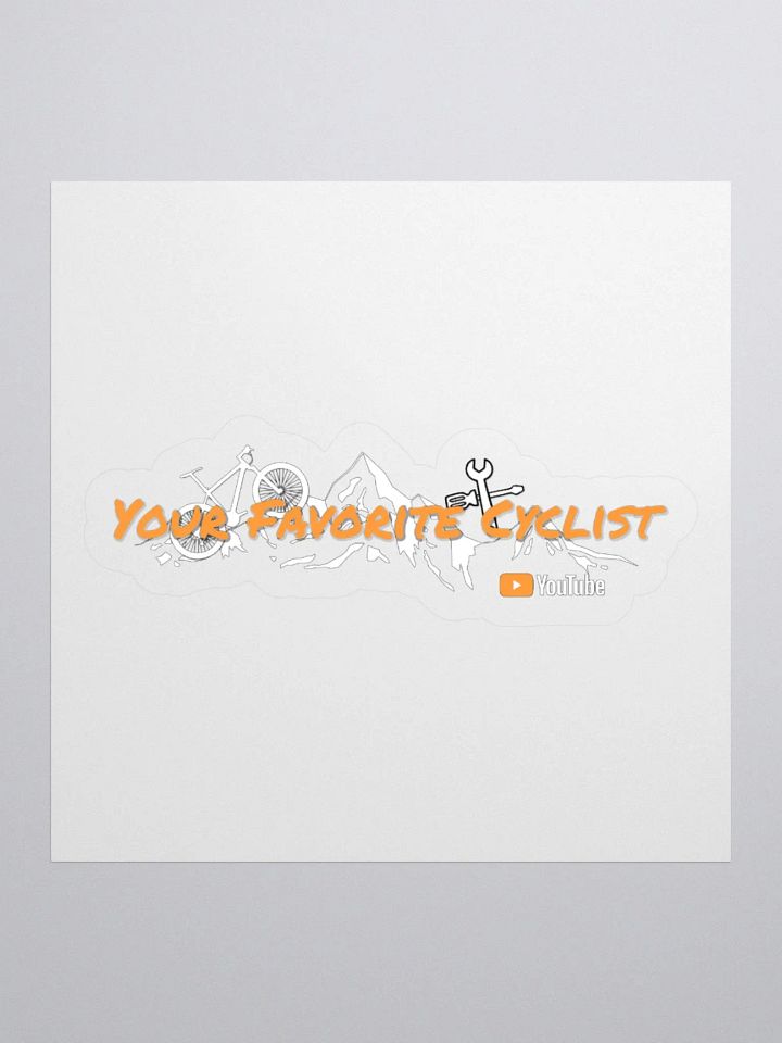 Classic Your Favorite Cyclist Sticker product image (1)