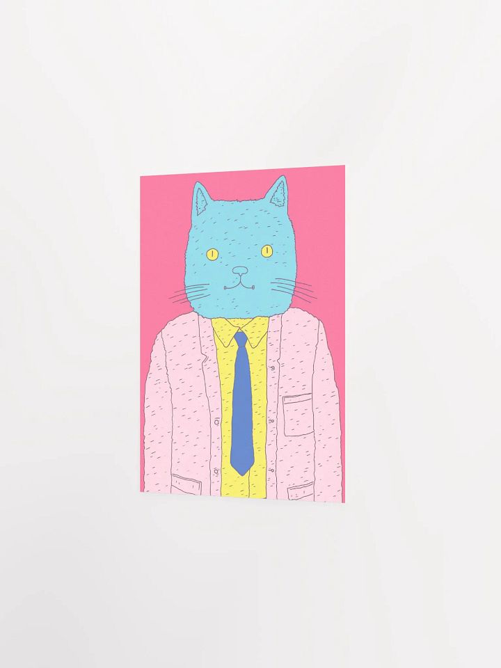 Mr. Whisker's Enterprise: The Happy Go Lucky Pussy Matte Print product image (2)