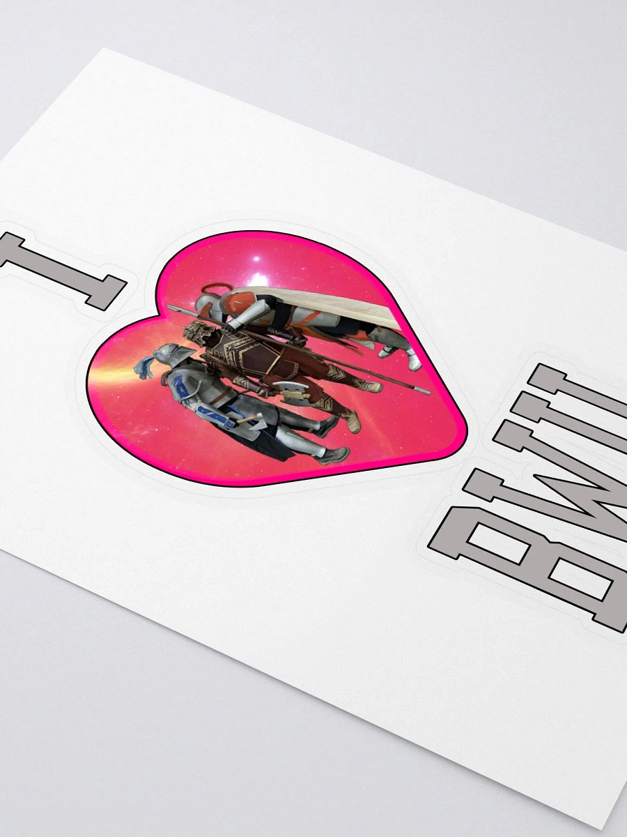 I <3 BWU Sticker product image (2)