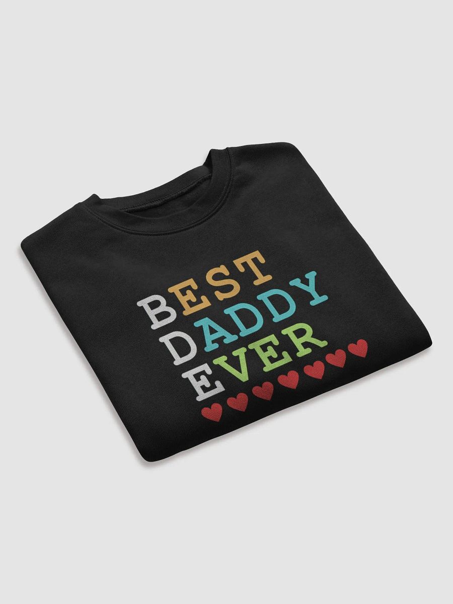 Best Daddy Ever Bella+Canvas Women's Fleece Crop Sweatshirt product image (7)