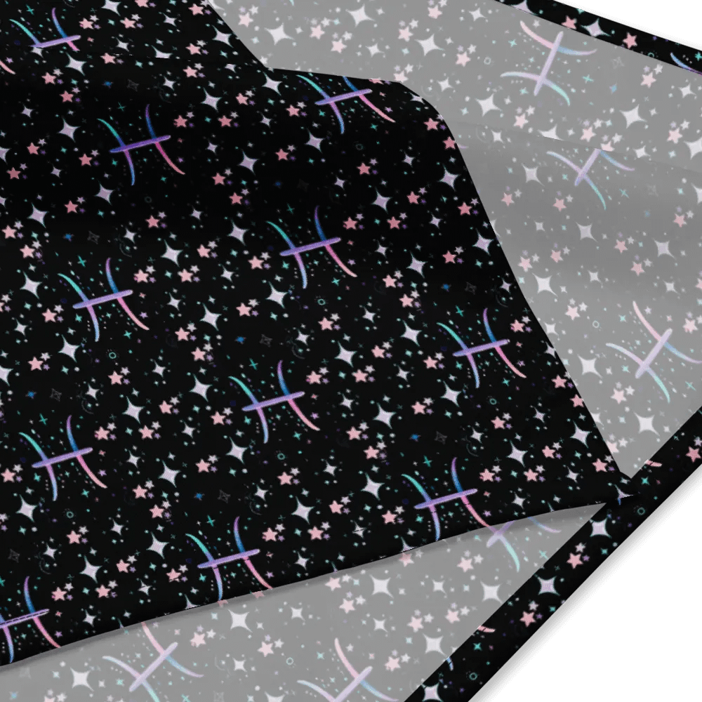 Pisces, Pastel Pisces Glyph, Bandanna product image (4)