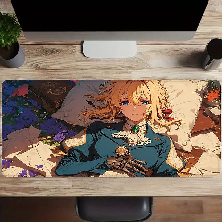 Violet Evergarden Reflection Deskmat - 23x12 Inch Mousepad product image (1)