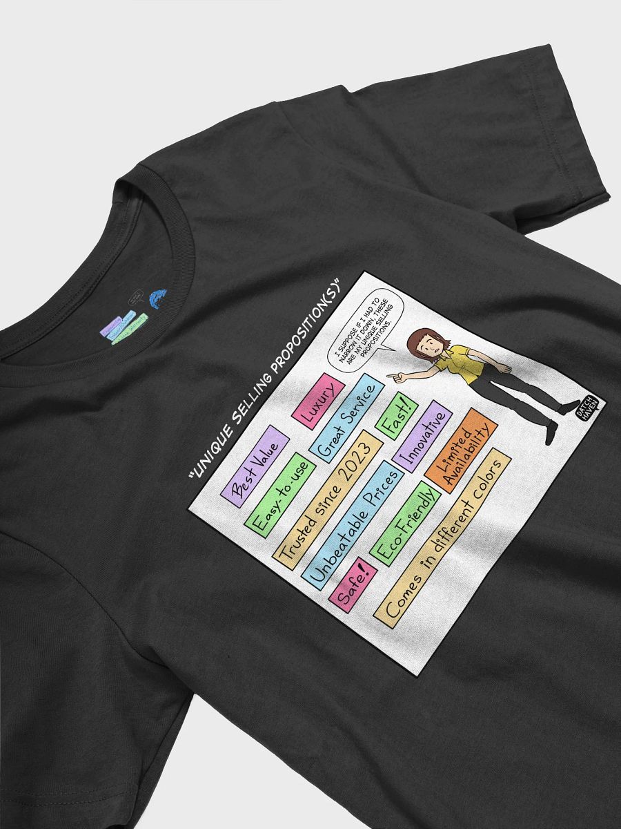 "Unique selling proposition(s)" soft t-shirt product image (3)
