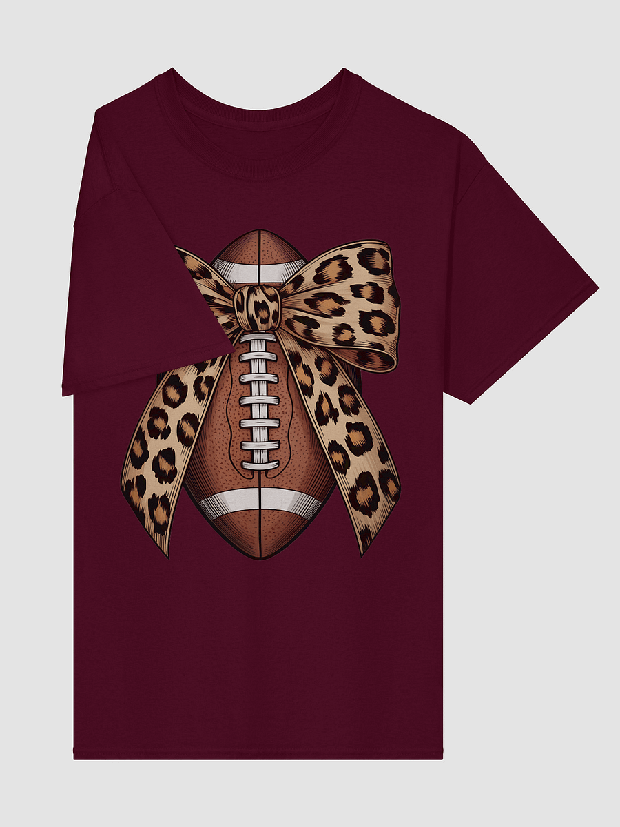 Leopard Bow Football Tee product image (42)