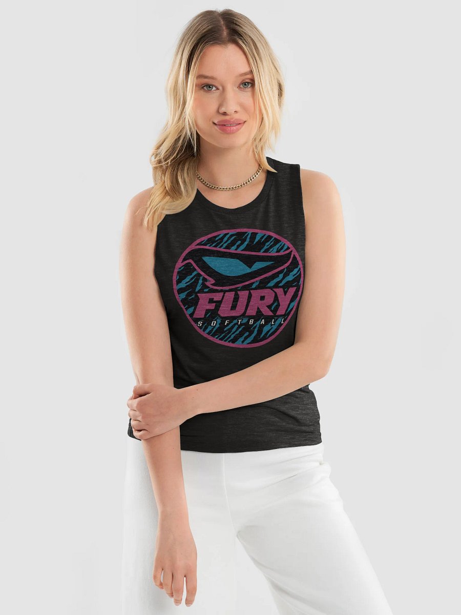 FURY Softball Logo Women's Muscle Tank product image (3)