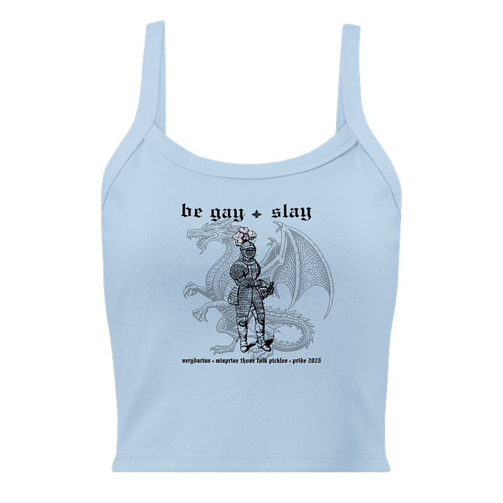 🗡️be gay & slay tank top pride 2025🗡️ product image (1)