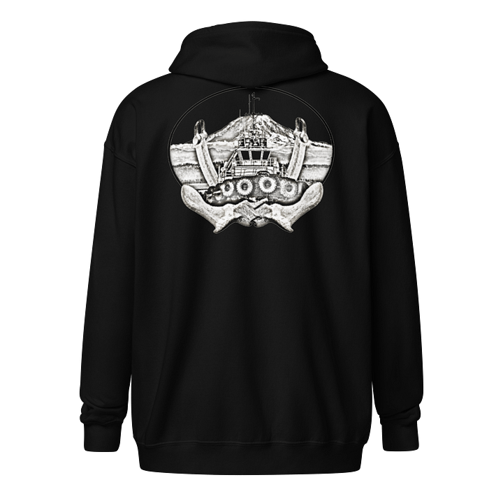 Twin anchor Mount Rainier Marshall Foss Zip Hoodie product image (1)