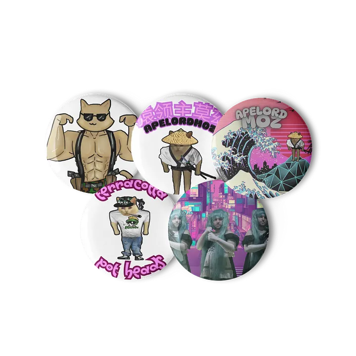 Miku Maid Squad Pin Button Set product image (3)