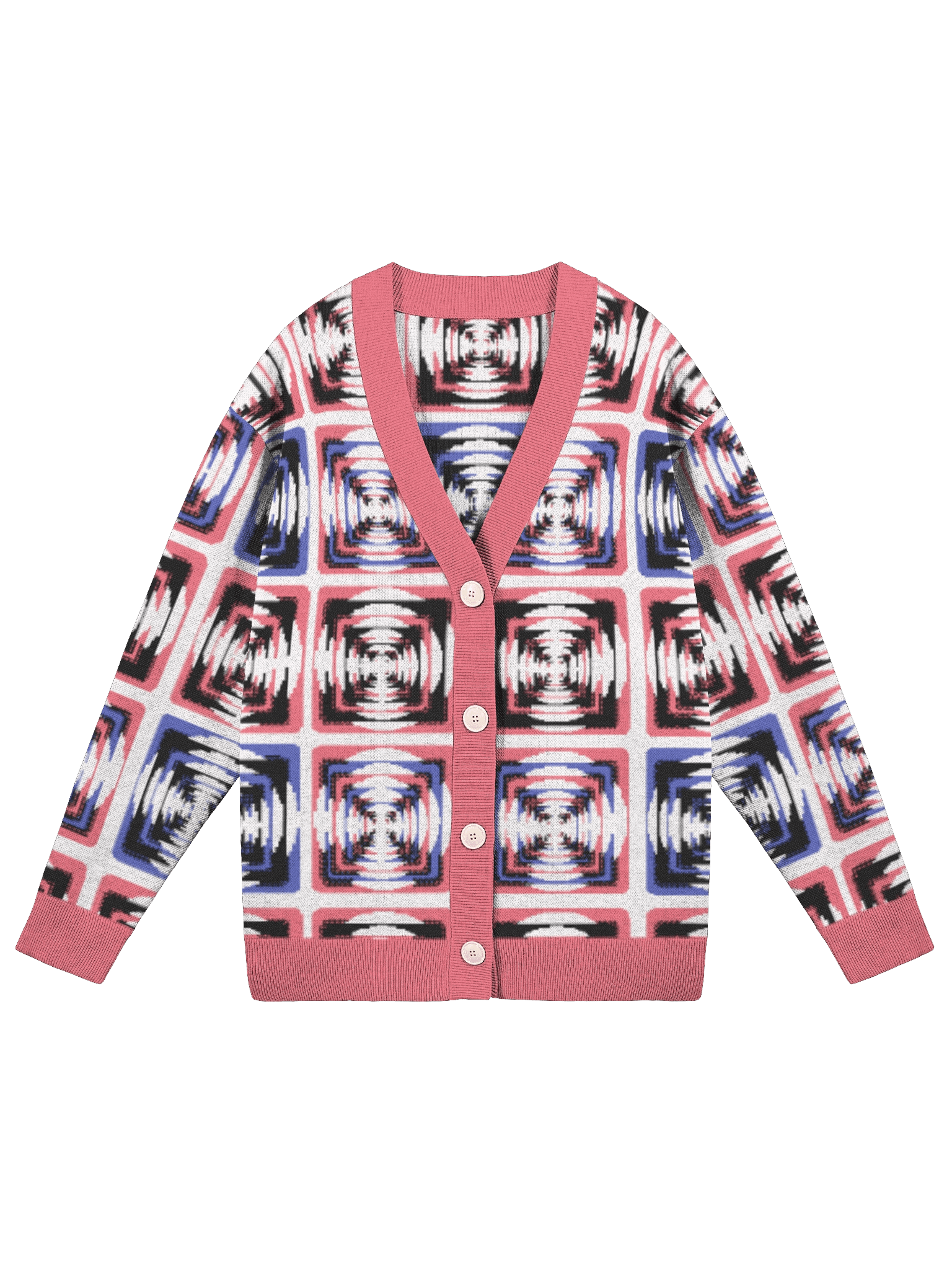 Swag Knit: Unisex Jacquard Cardigan product image (5)