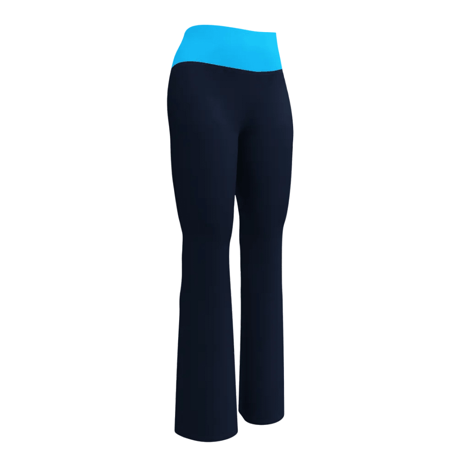 Blue Block Flare Sweatpants product image (9)