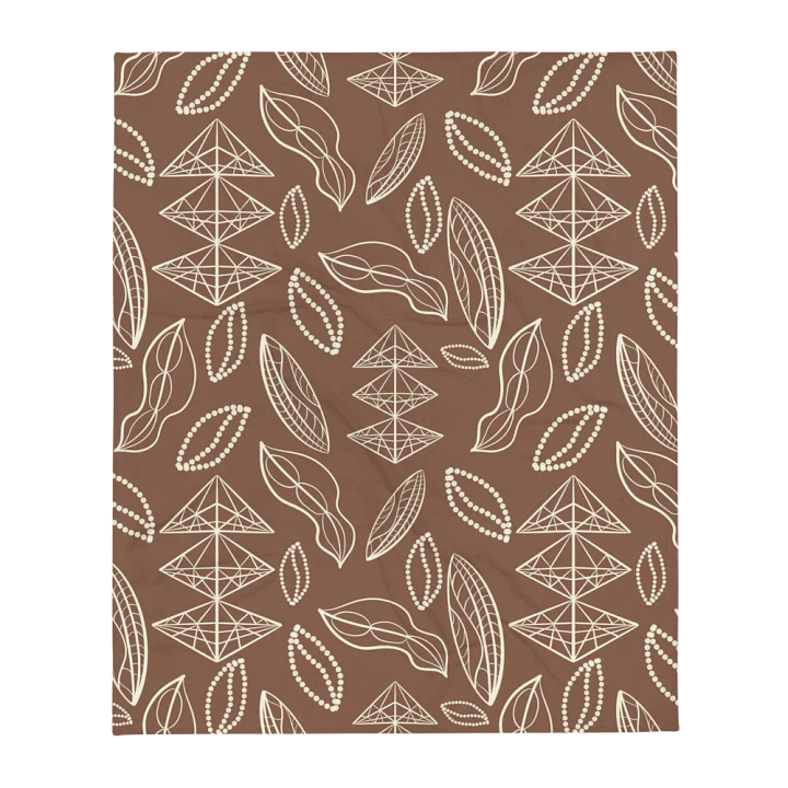 El Yunque Brew Bliss: Abstract Coffee Bean Earthy Pattern product image (13)