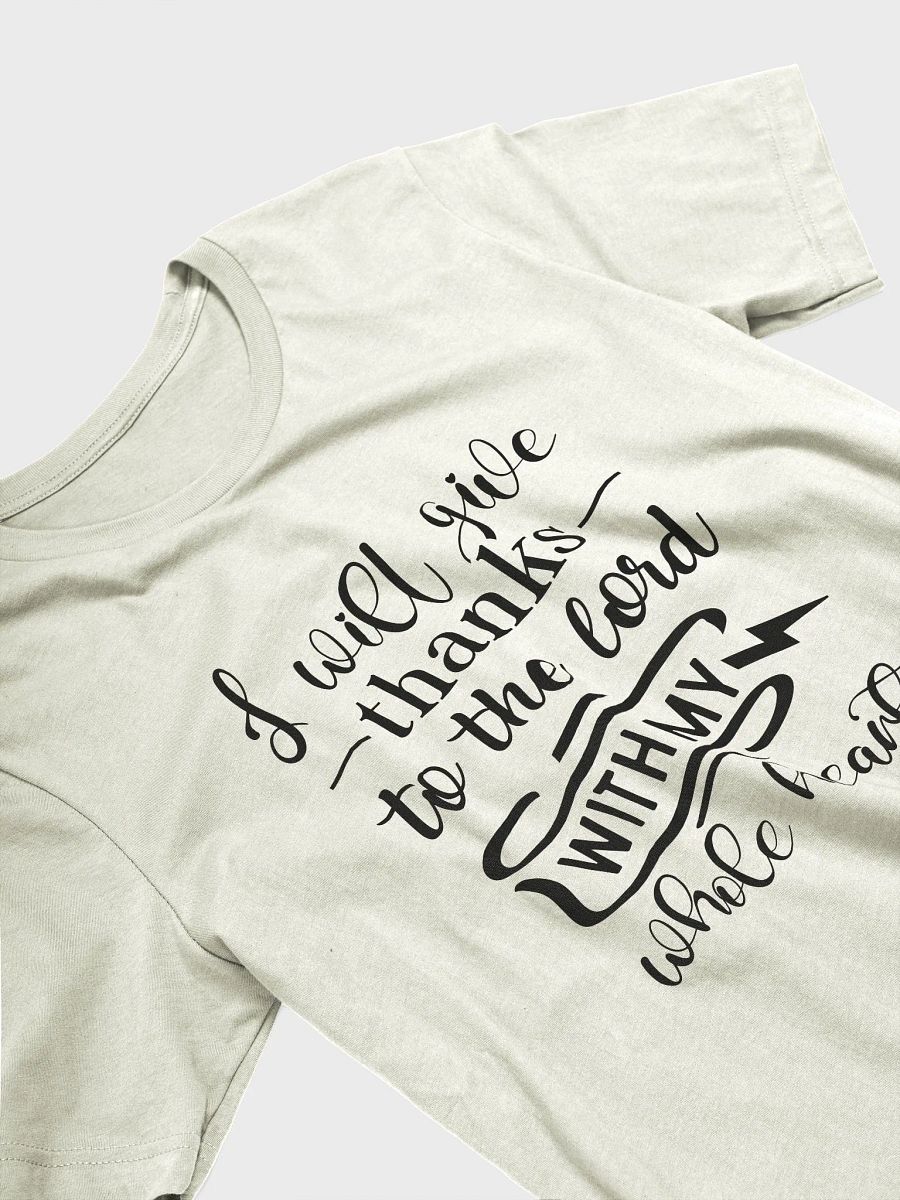 I will give thanks to the Lord with my whole heart | Christian| Faith | Inspirational product image (23)