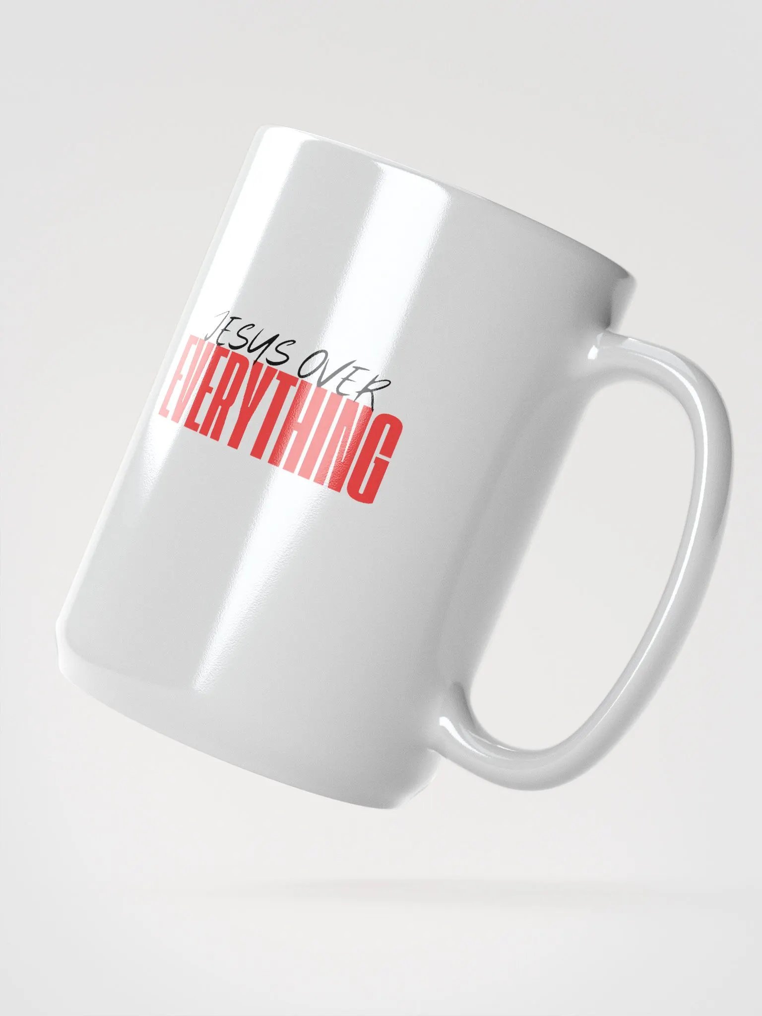 Jesus over EVERYTHING coffee cup product image (2)