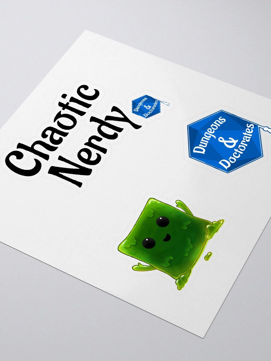 Chaotic Nerdy - Sticker Sheet product image (3)