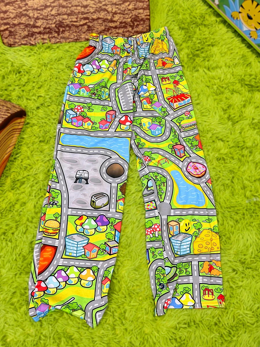 Wacky City Playmat Wide-Leg Pants product image (3)