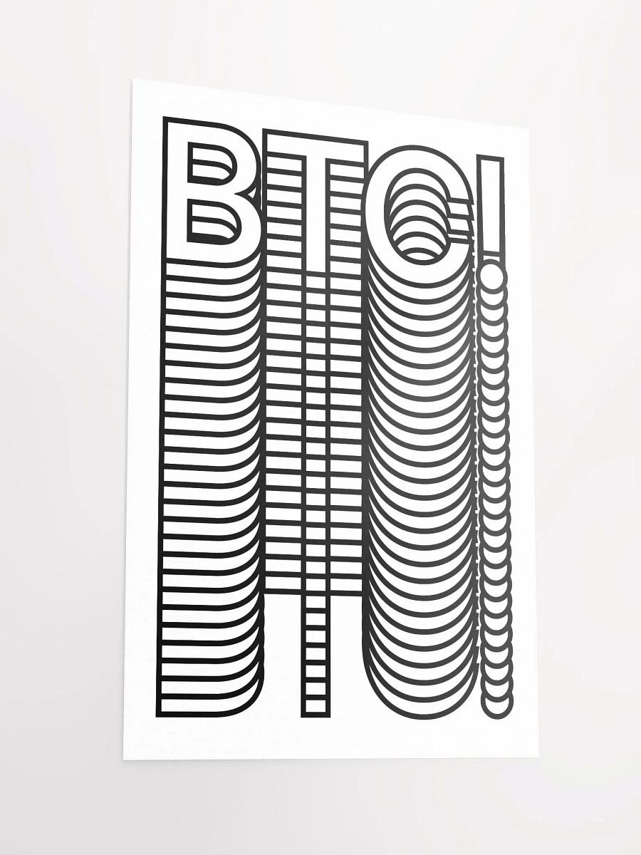 BTC! STACKS POSTER product image (3)