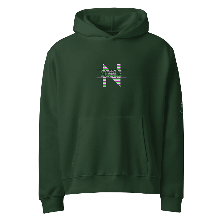 Glitchy Vibes Oversized Hoodie product image (1)