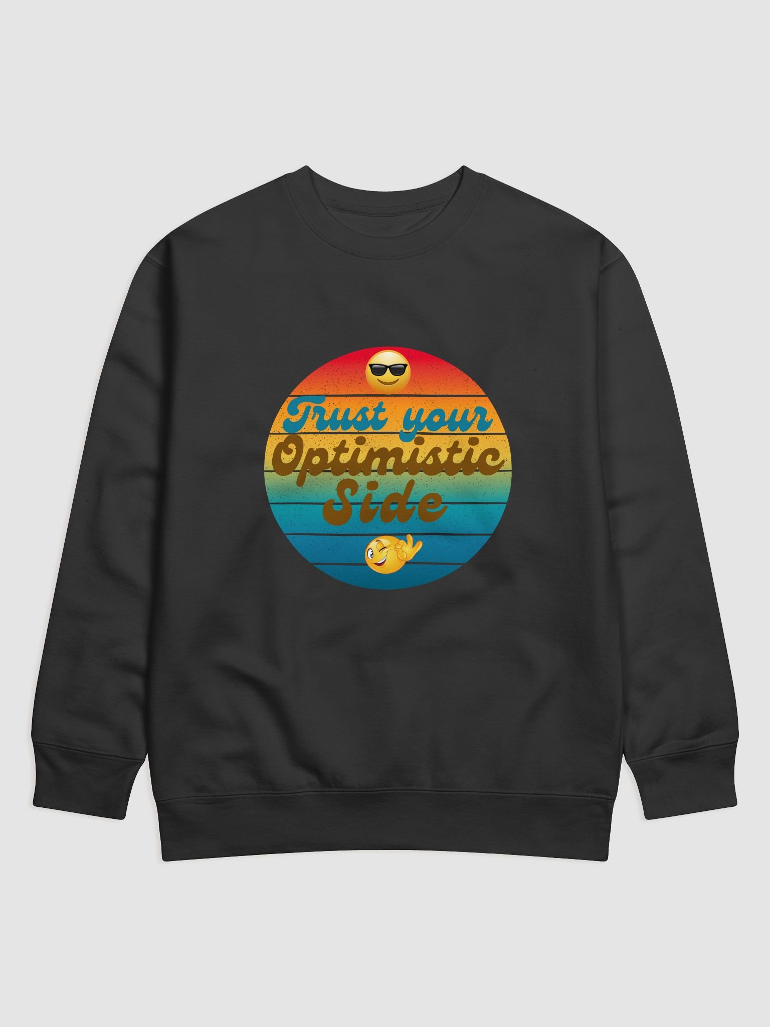 Optimistic Vibes Gradient Sweatshirt product image (1)