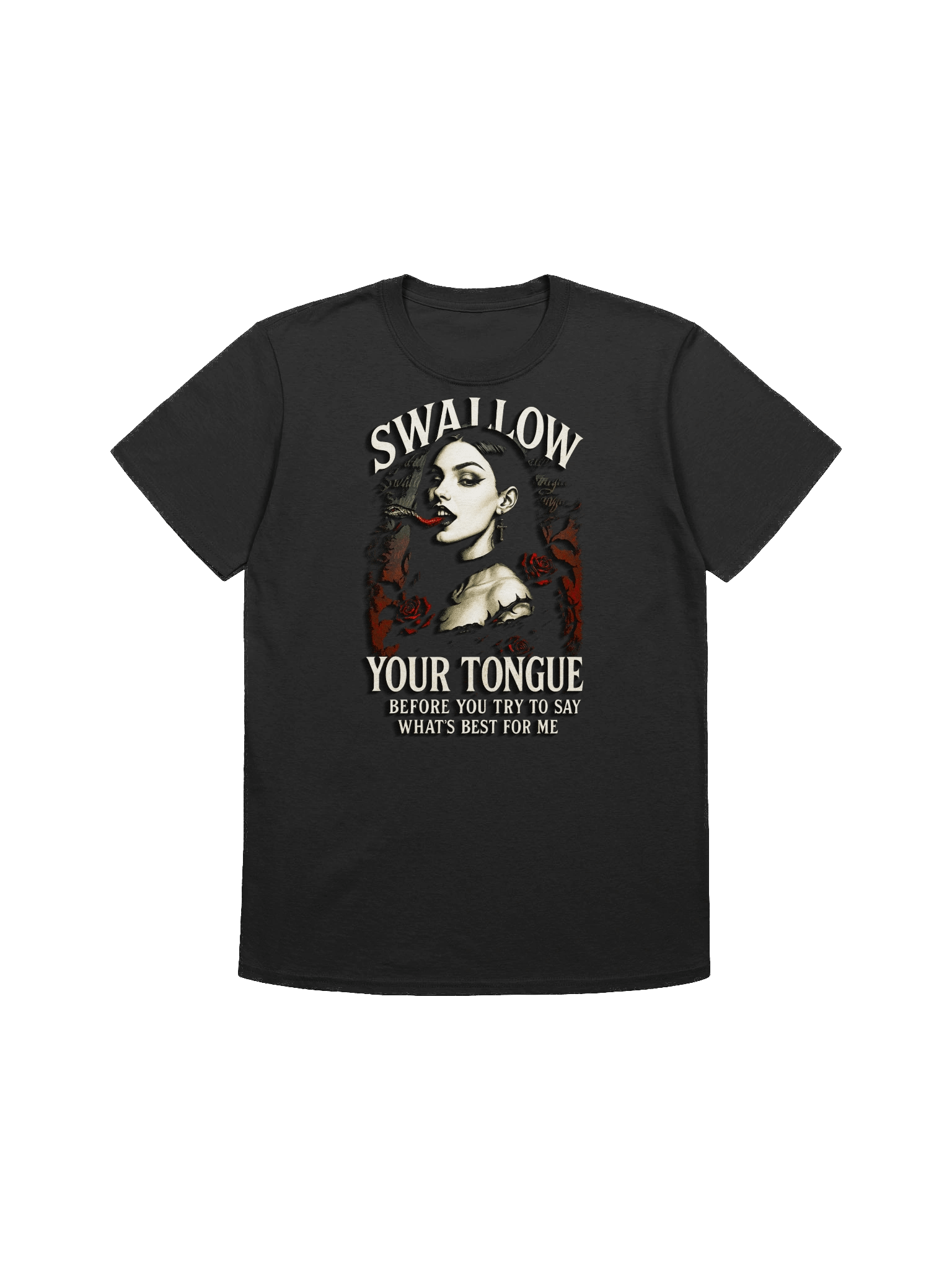 Rebellious Rose Gildan Unisex Softstyle T-Shirt product image (3)
