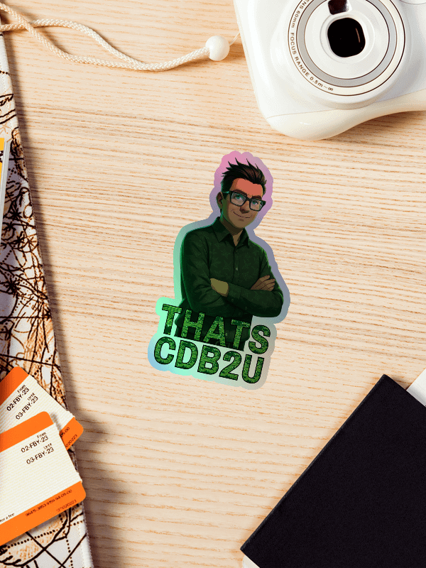 THATS_CDB2U Holographic Sticker product image (1)