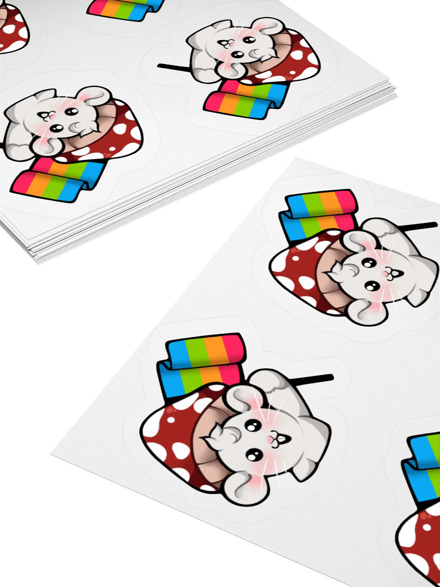 Panromantic Pride Flag Stickers product image (4)