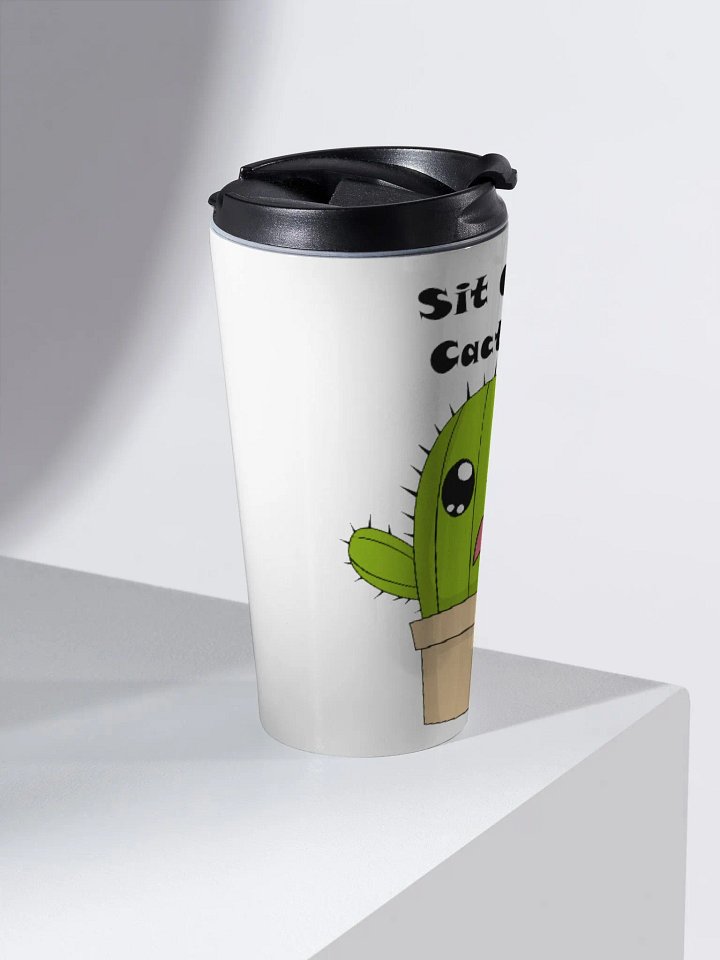 Sit on a cactus travel mug product image (2)