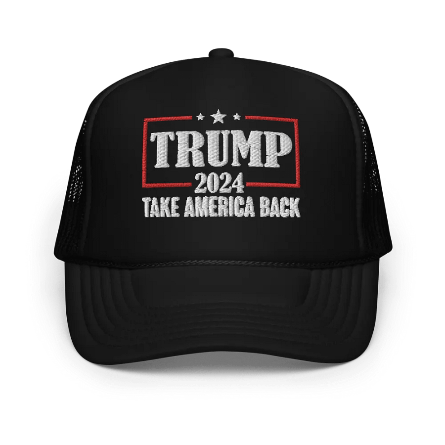 Trump 2024 Take America Back Patriotic Trucker Hat product image (1)