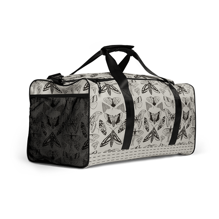 Nocturnal Cream Print Duffle Bag product image (2)