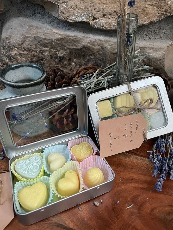 Premium Hearts Better Body Butter Bar Minis, Wax Free - Eco-Friendly, Refillable Gift Ready (6 PACK) product image (1)