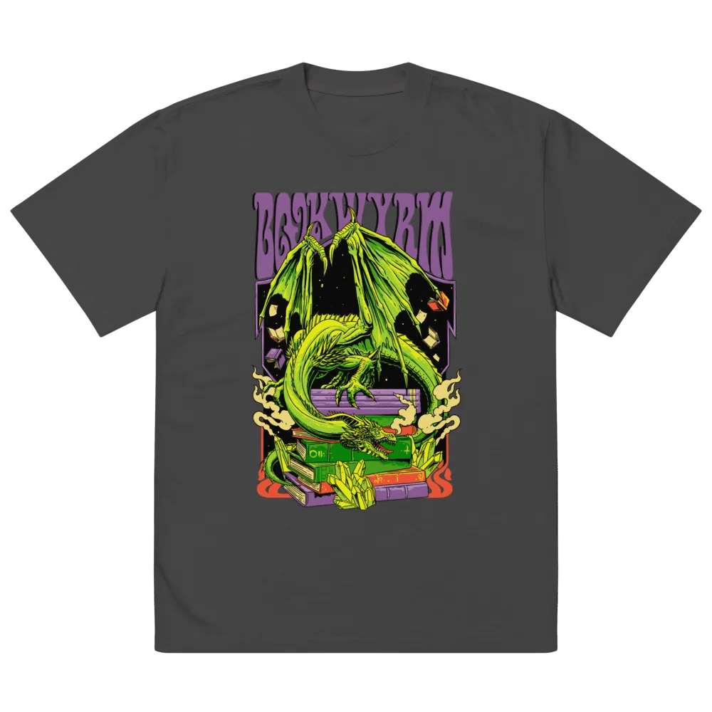 'Bookwyrm' Oversized Tee product image (2)