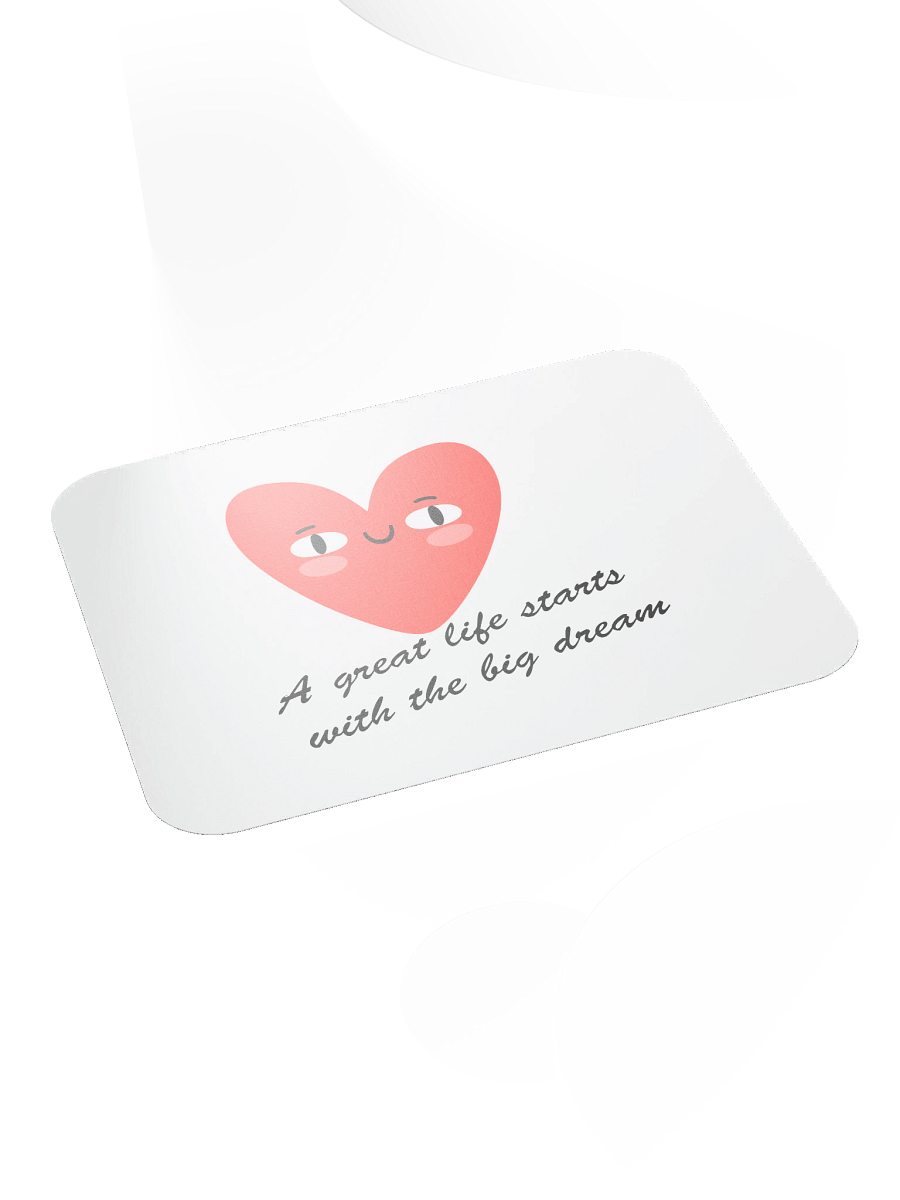 A great life starts with the big dream - Mouse Pad product image (4)