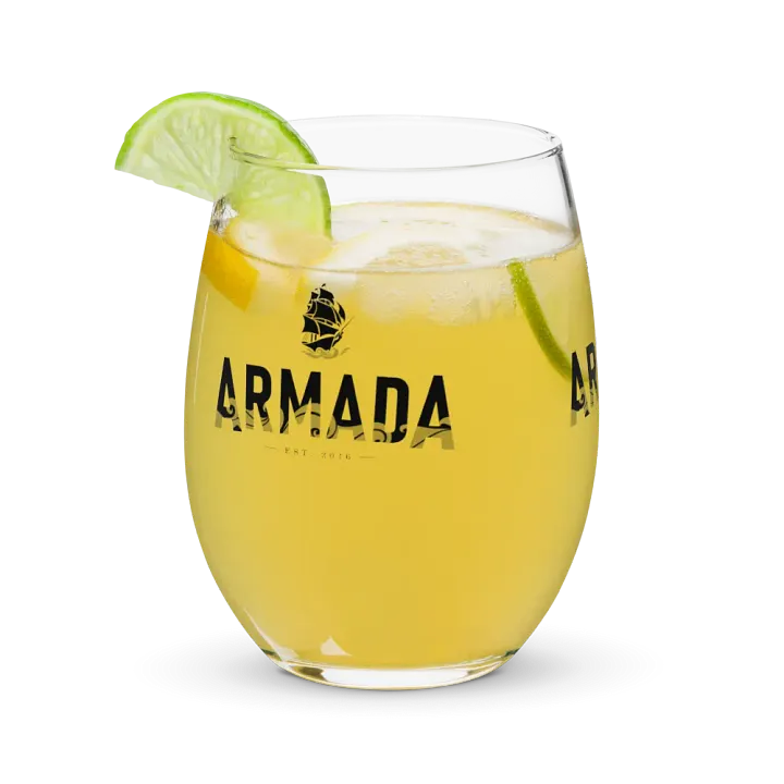 Armada Dodgeball Club Wine Glass product image (1)